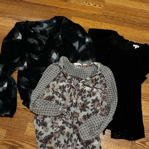 3 - women’s large lightweight tops